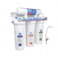 Питьевая система очистки воды ОНЕГА 4-СТ "Антижелезо" четыре ступени